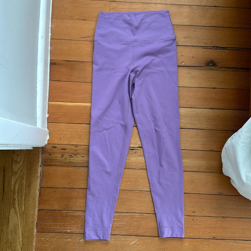 Set active purple leggings